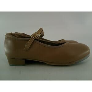 Dance Tap Shoes Danshuz 752 Tan 13M Big Kids Mary Jane Buckle